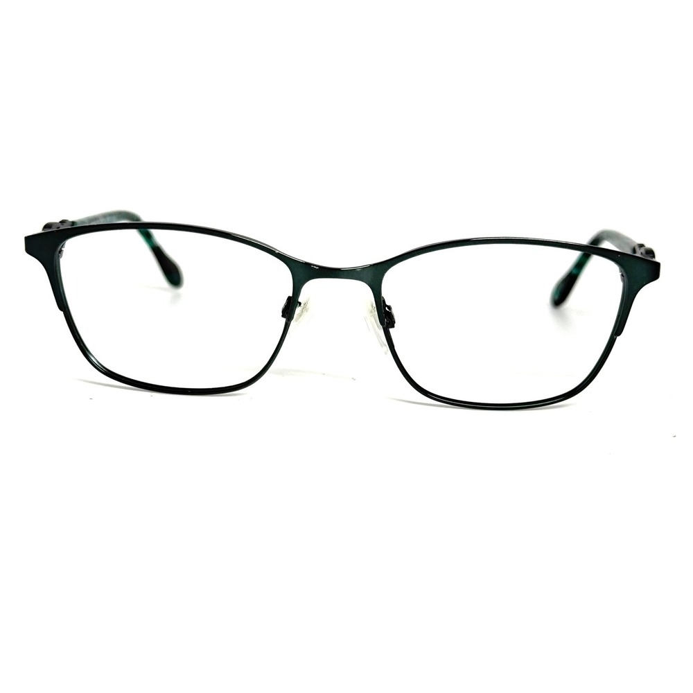 Clearvision Canton Green Sage Eyeglass Frames 48-16-125 Marbled Green Temples